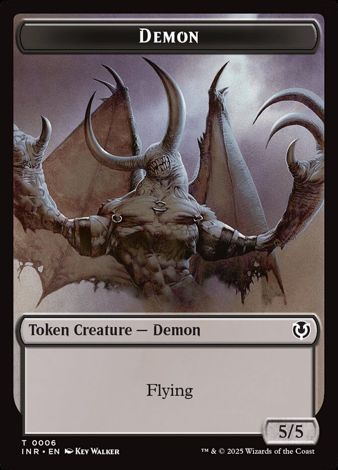 Demon card front