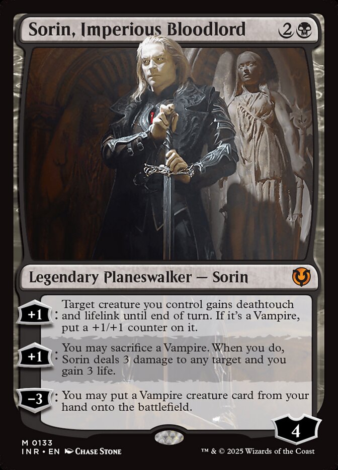 Sorin, Imperious Bloodlord card front
