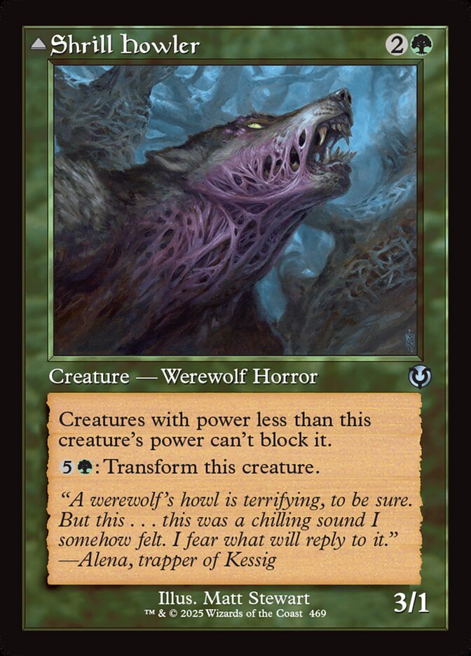 Shrill Howler card front