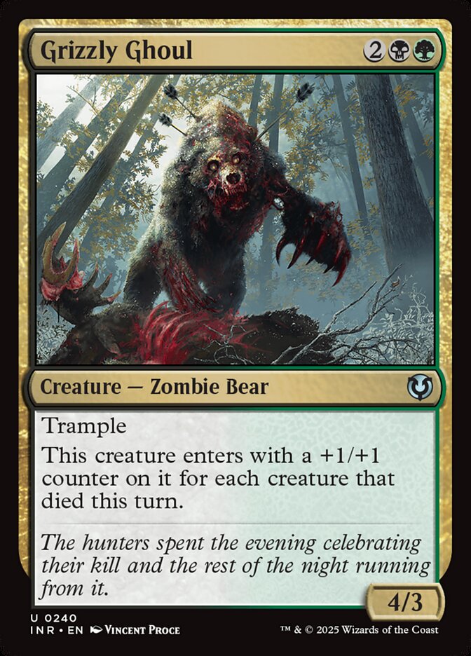 Grizzly Ghoul card front