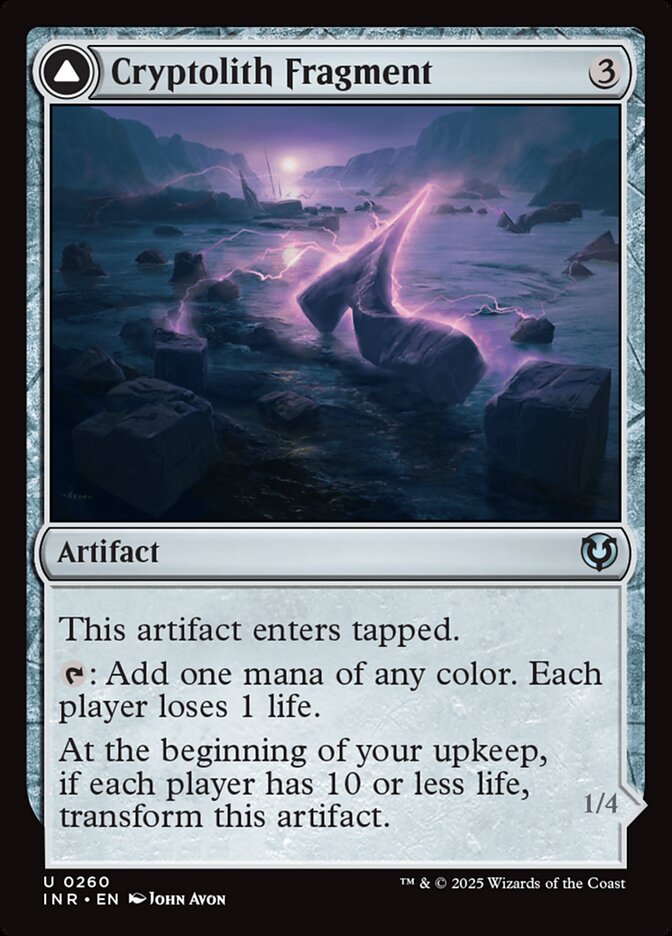 Cryptolith Fragment card front
