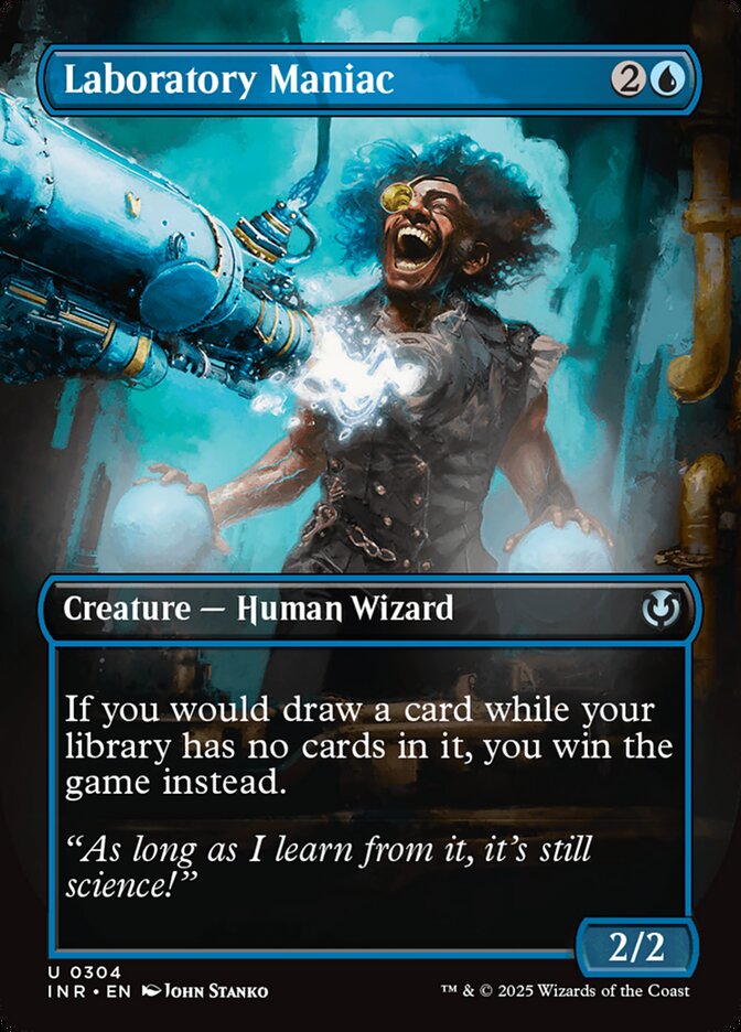 Laboratory Maniac card front