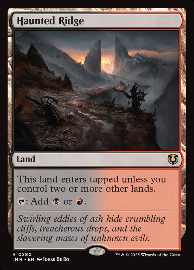 Haunted Ridge card front