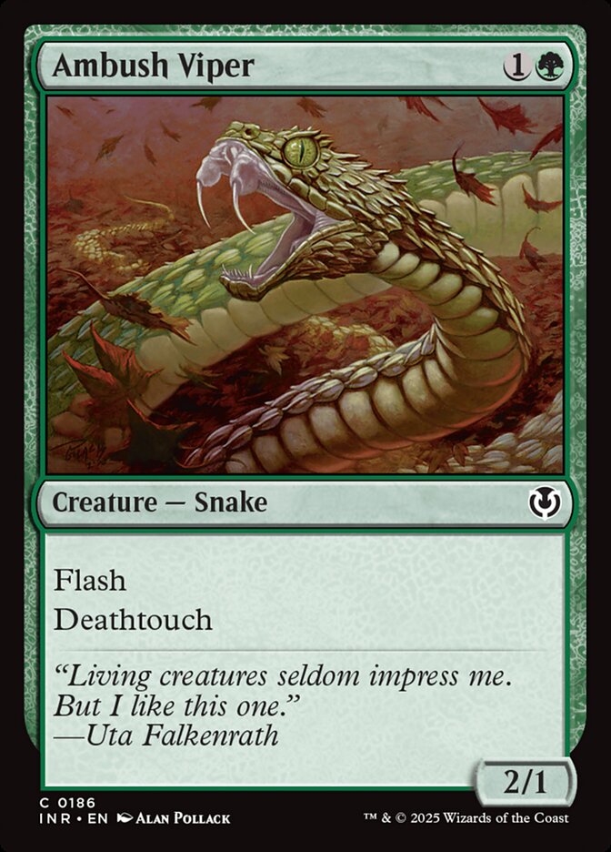 Ambush Viper card front