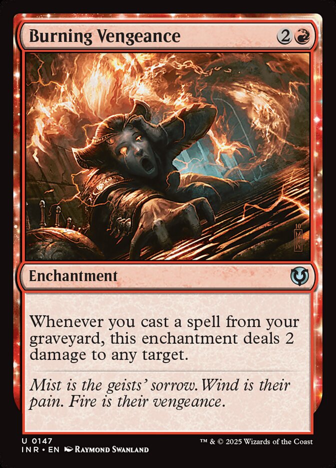 Burning Vengeance card front