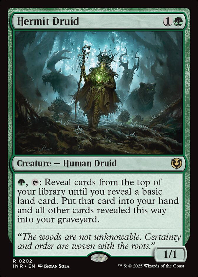Hermit Druid card front