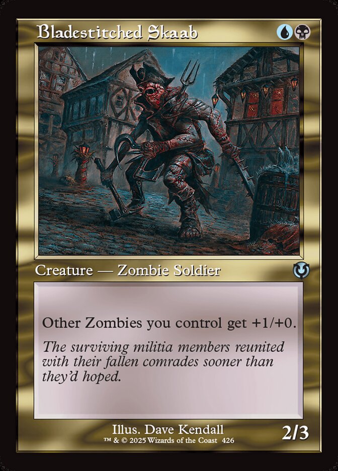 Bladestitched Skaab card front