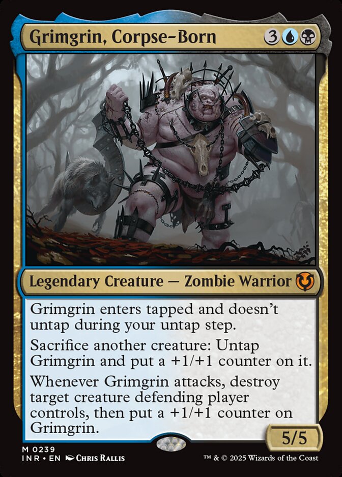 Grimgrin, Corpse-Born card front