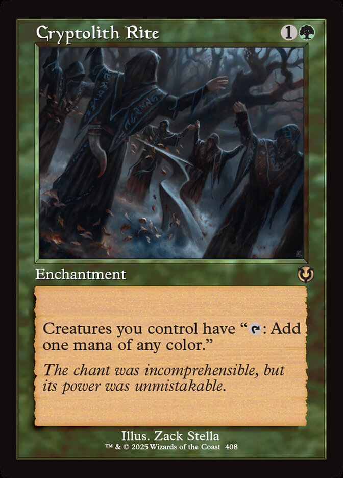 Cryptolith Rite card front