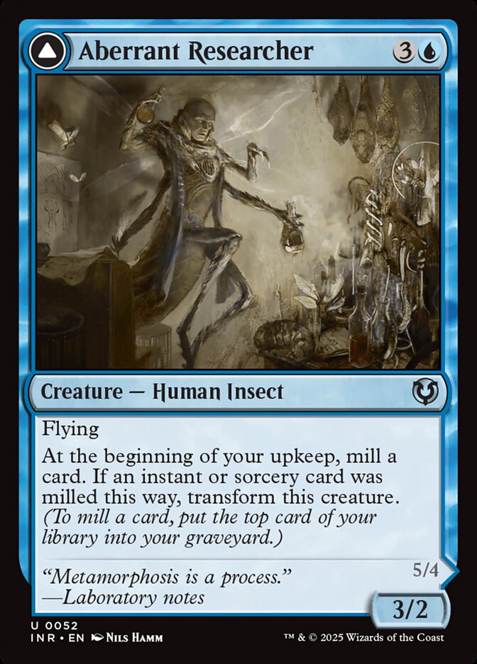 Aberrant Researcher card front
