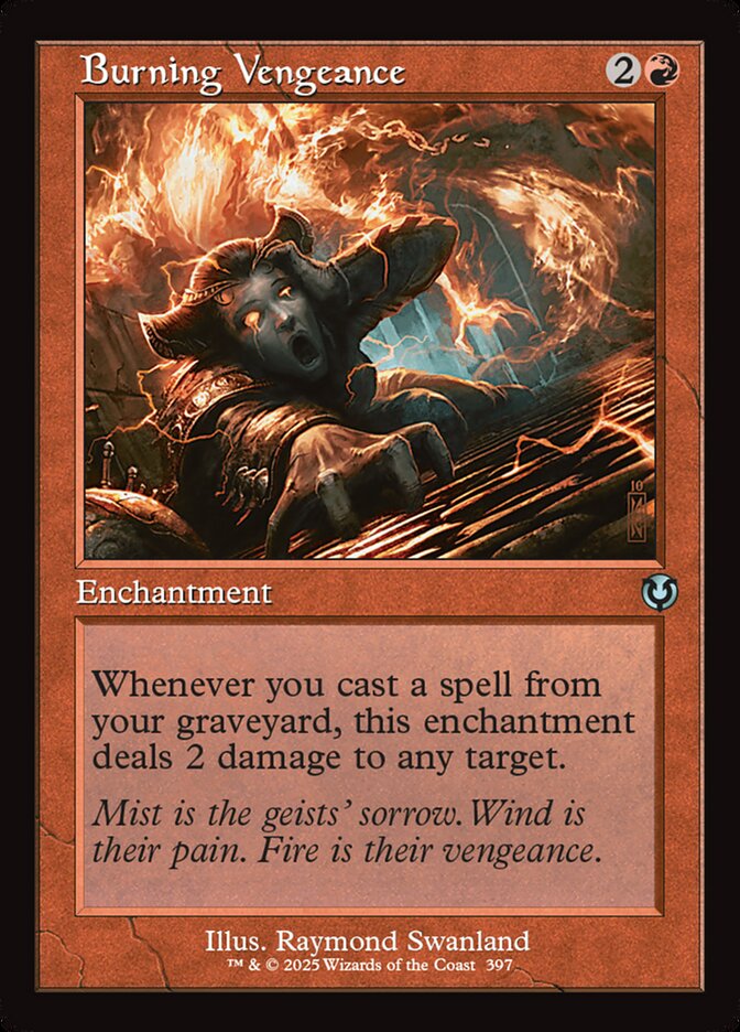 Burning Vengeance card front