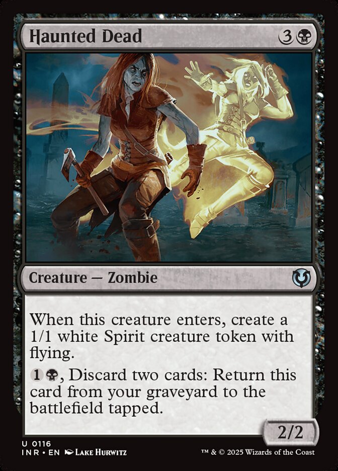 Haunted Dead card front