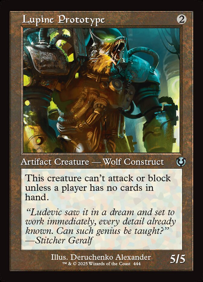 Lupine Prototype card front