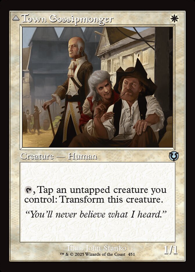 Town Gossipmonger card front