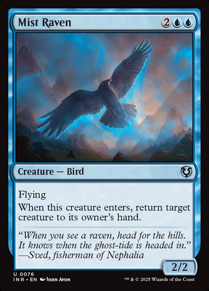 Mist Raven card front