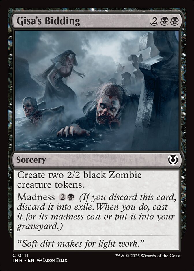 Gisa's Bidding card front