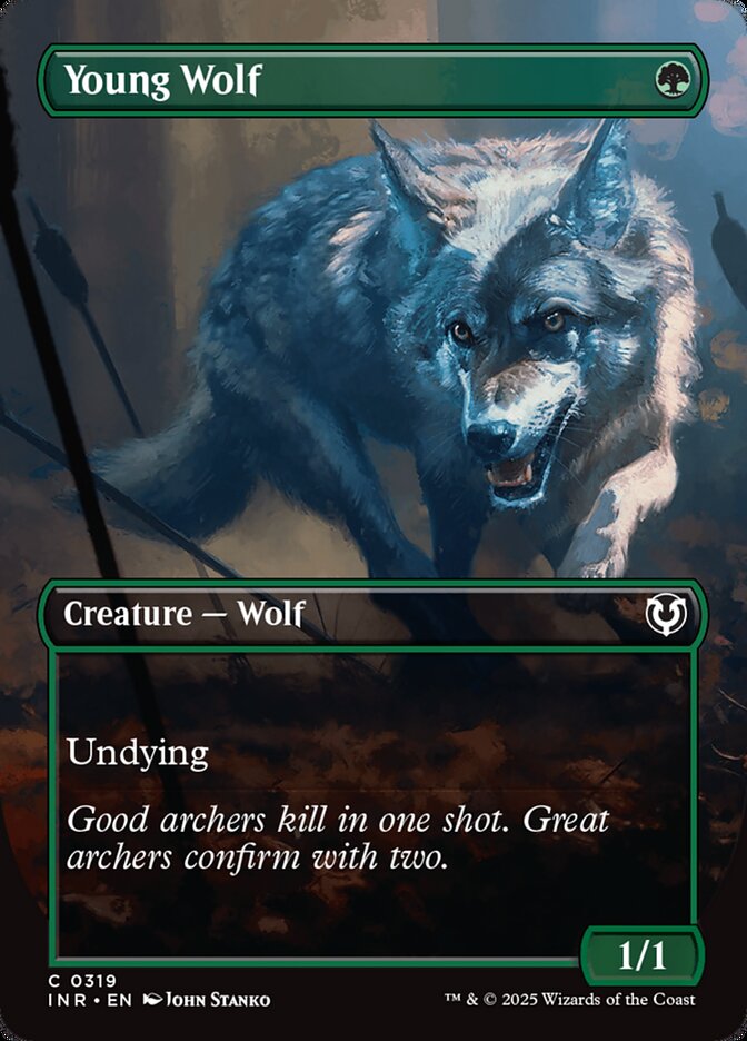 Young Wolf card front