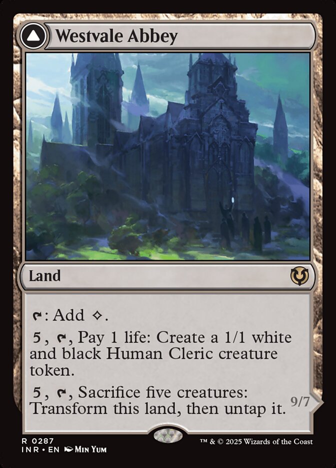 Westvale Abbey card front