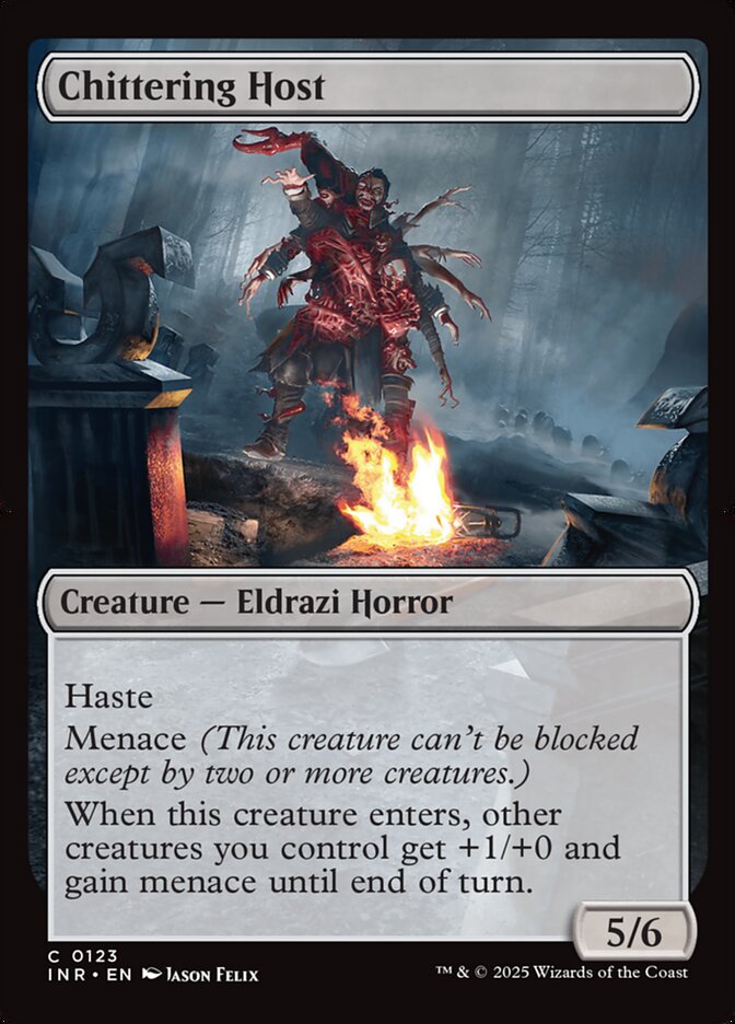 Chittering Host card front