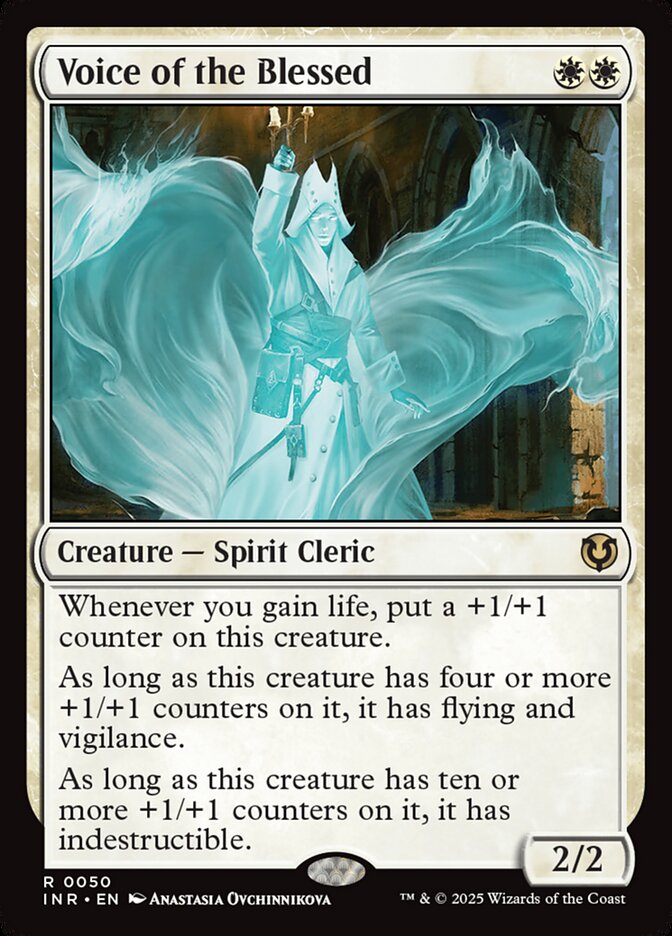 Voice of the Blessed card front