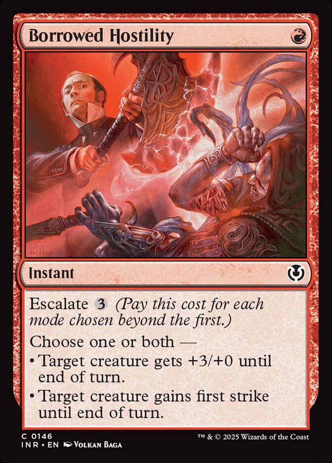 Borrowed Hostility card front