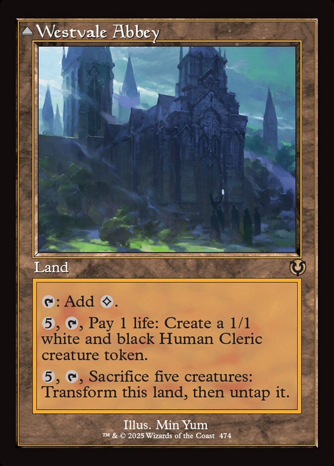 Westvale Abbey card front