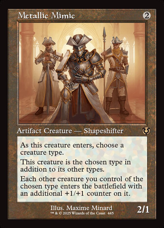 Metallic Mimic card front