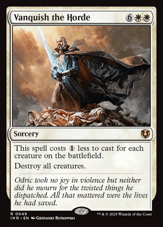Vanquish the Horde card front