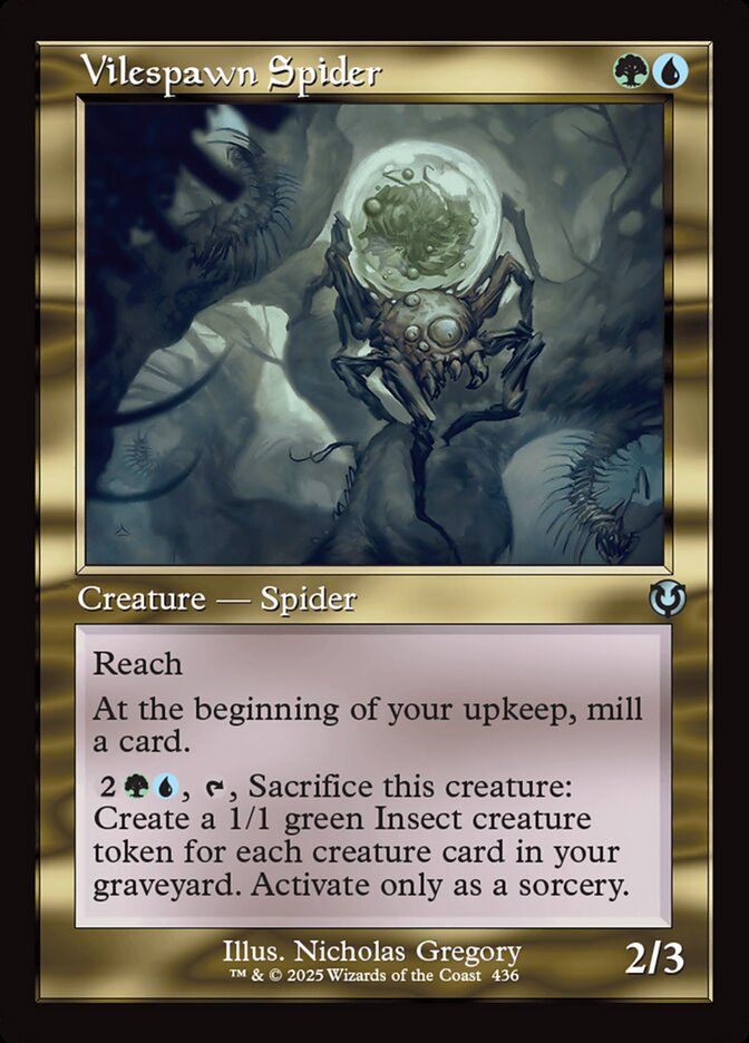 Vilespawn Spider card front
