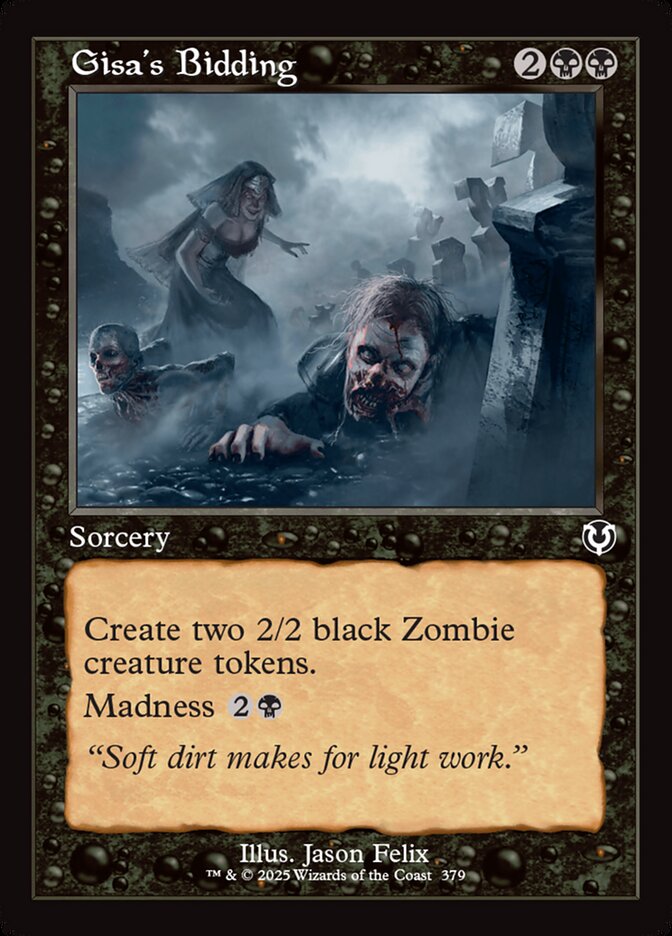 Gisa's Bidding card front