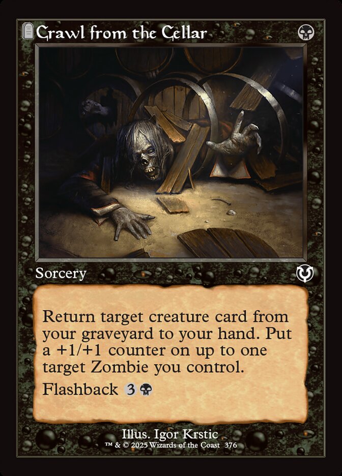 Crawl from the Cellar card front
