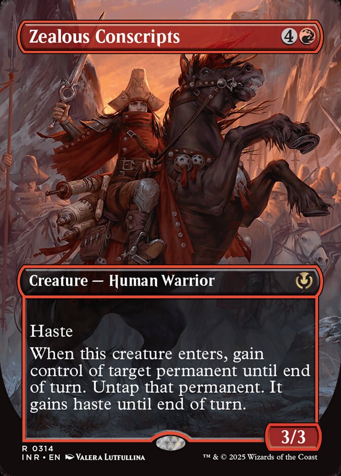 Zealous Conscripts card front