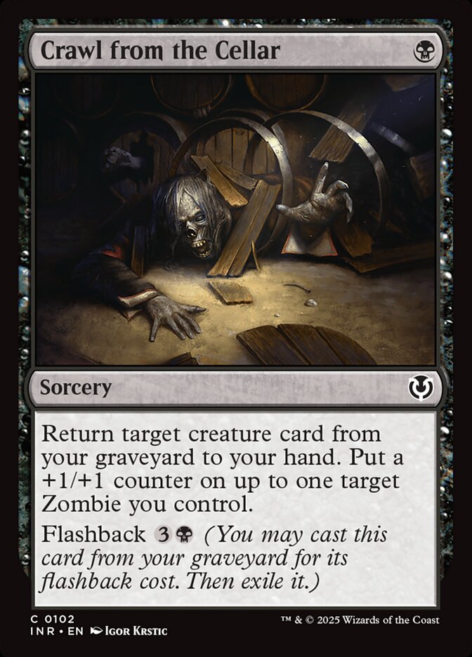 Crawl from the Cellar card front