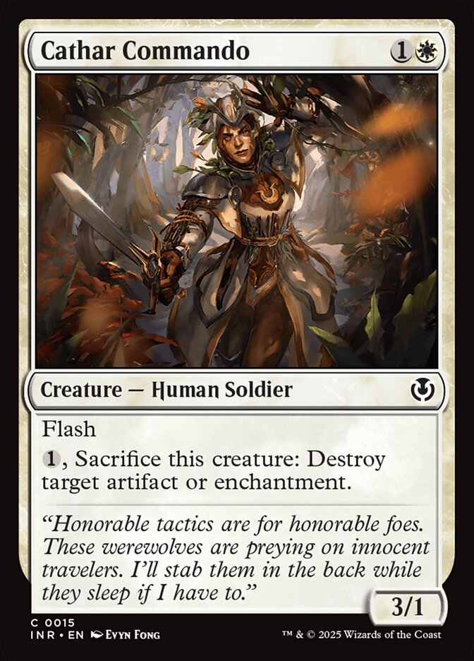 Cathar Commando card front