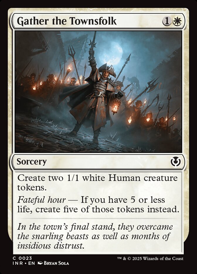 Gather the Townsfolk card front