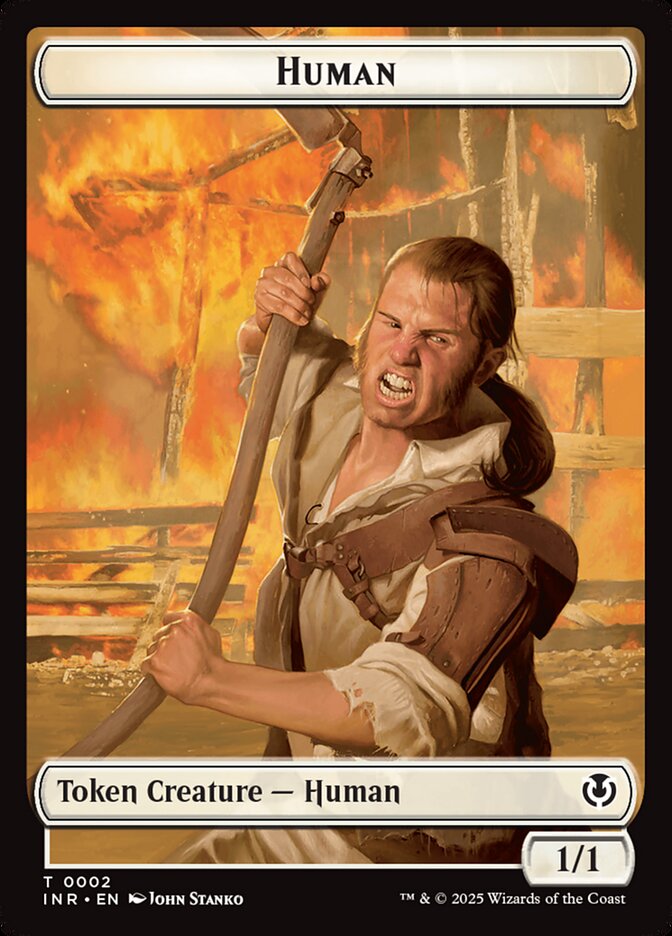 Human card front