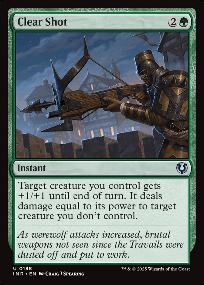 Clear Shot card front