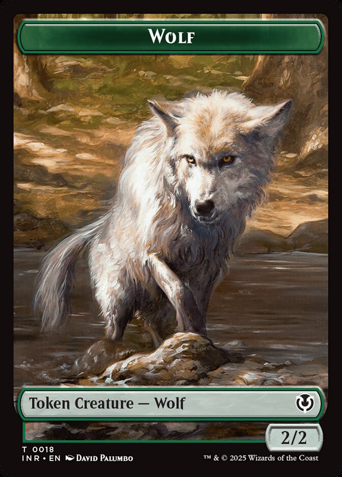 Wolf card front