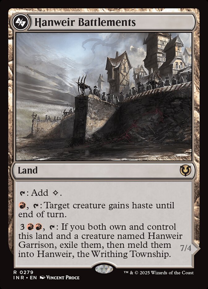 Hanweir Battlements card front