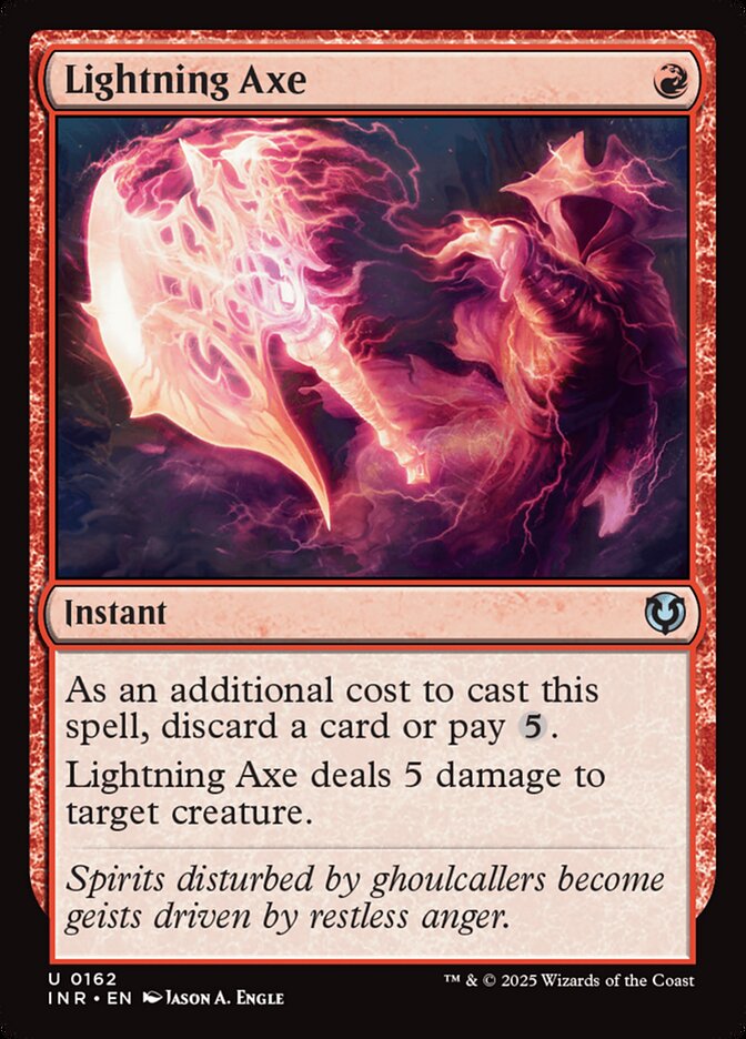 Lightning Axe card front