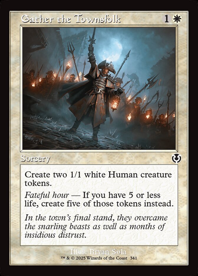 Gather the Townsfolk card front