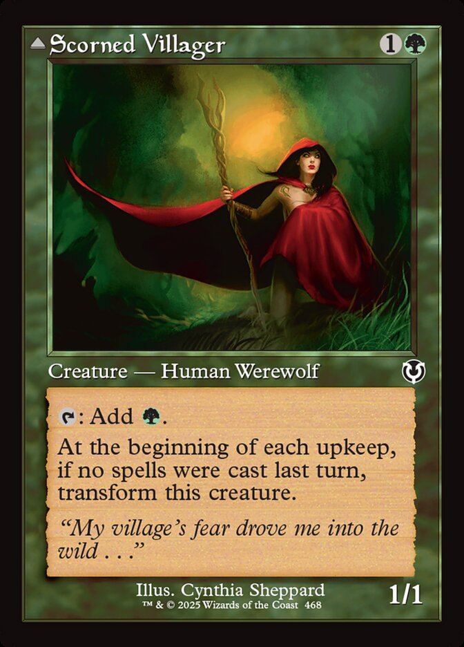 Scorned Villager card front