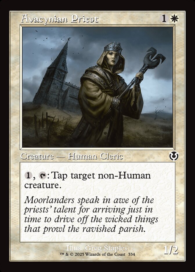 Avacynian Priest card front