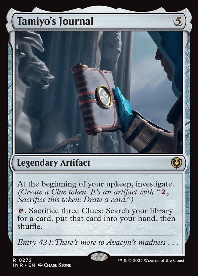 Tamiyo's Journal card front