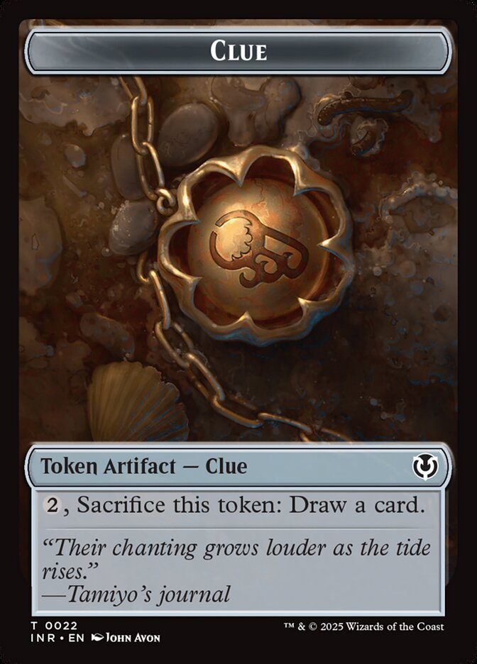 Clue card front