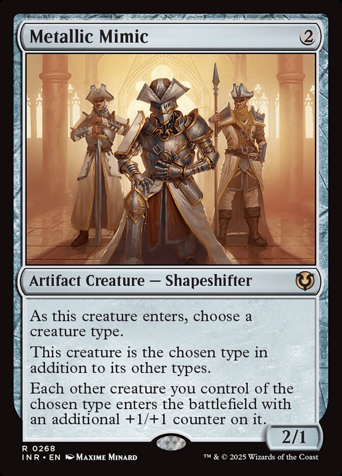 Metallic Mimic card front