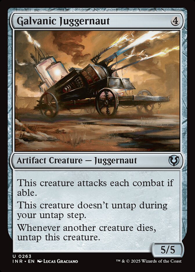 Galvanic Juggernaut card front