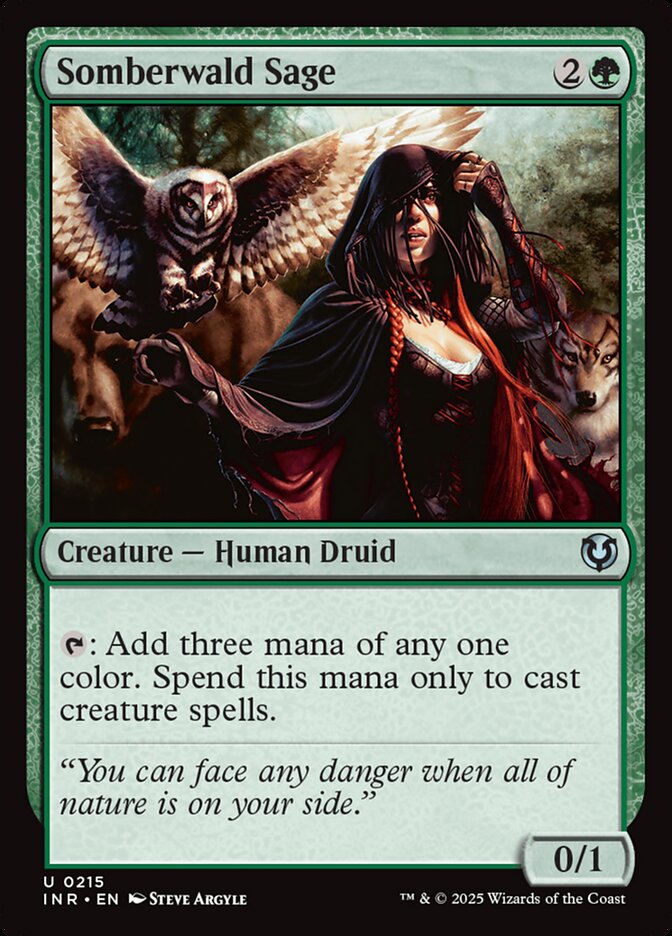 Somberwald Sage card front