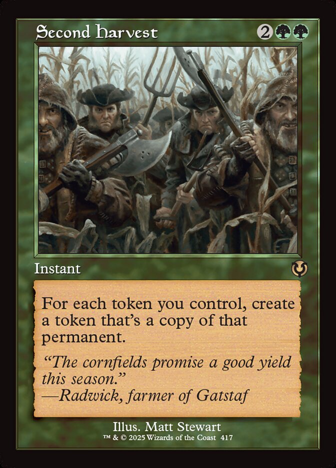 Second Harvest card front