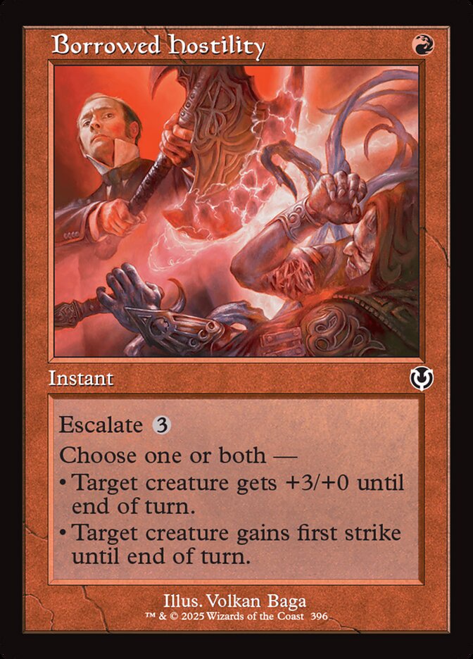 Borrowed Hostility card front